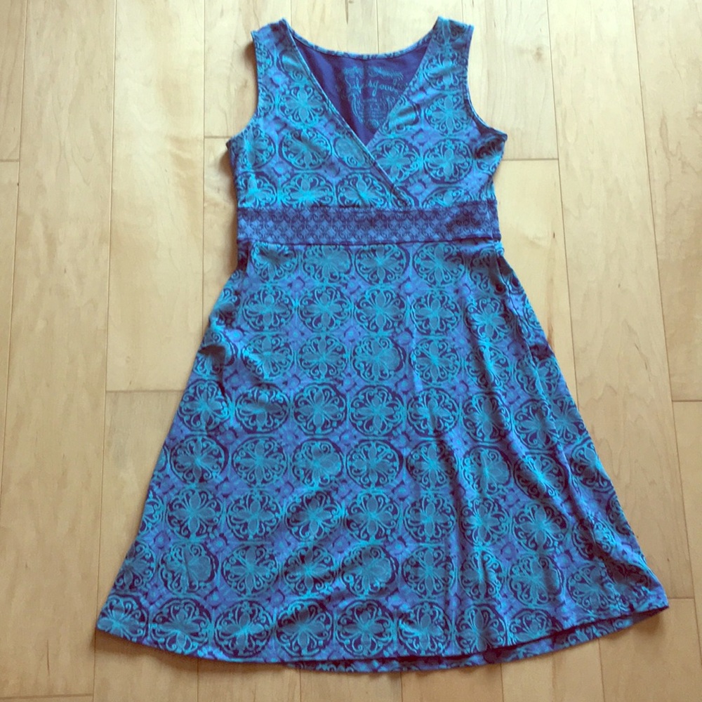 Life is good faux wrap dress